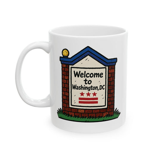WELCOME TO D.C. MUG