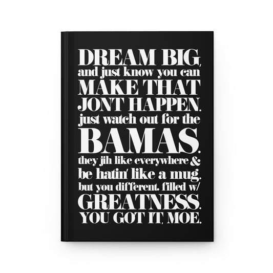 DREAM BIG NOTEBOOK (BLACK)
