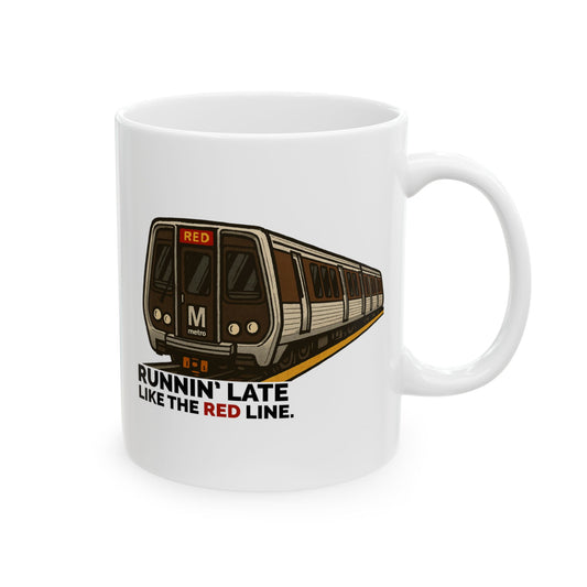 RUNNIN LATE MUG