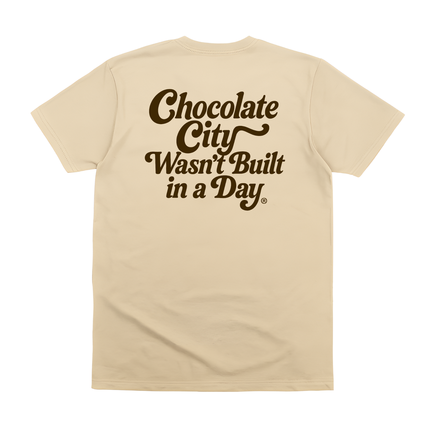 CHOCOLATE CITY WASN'T BUILT IN A DAY T-SHIRT