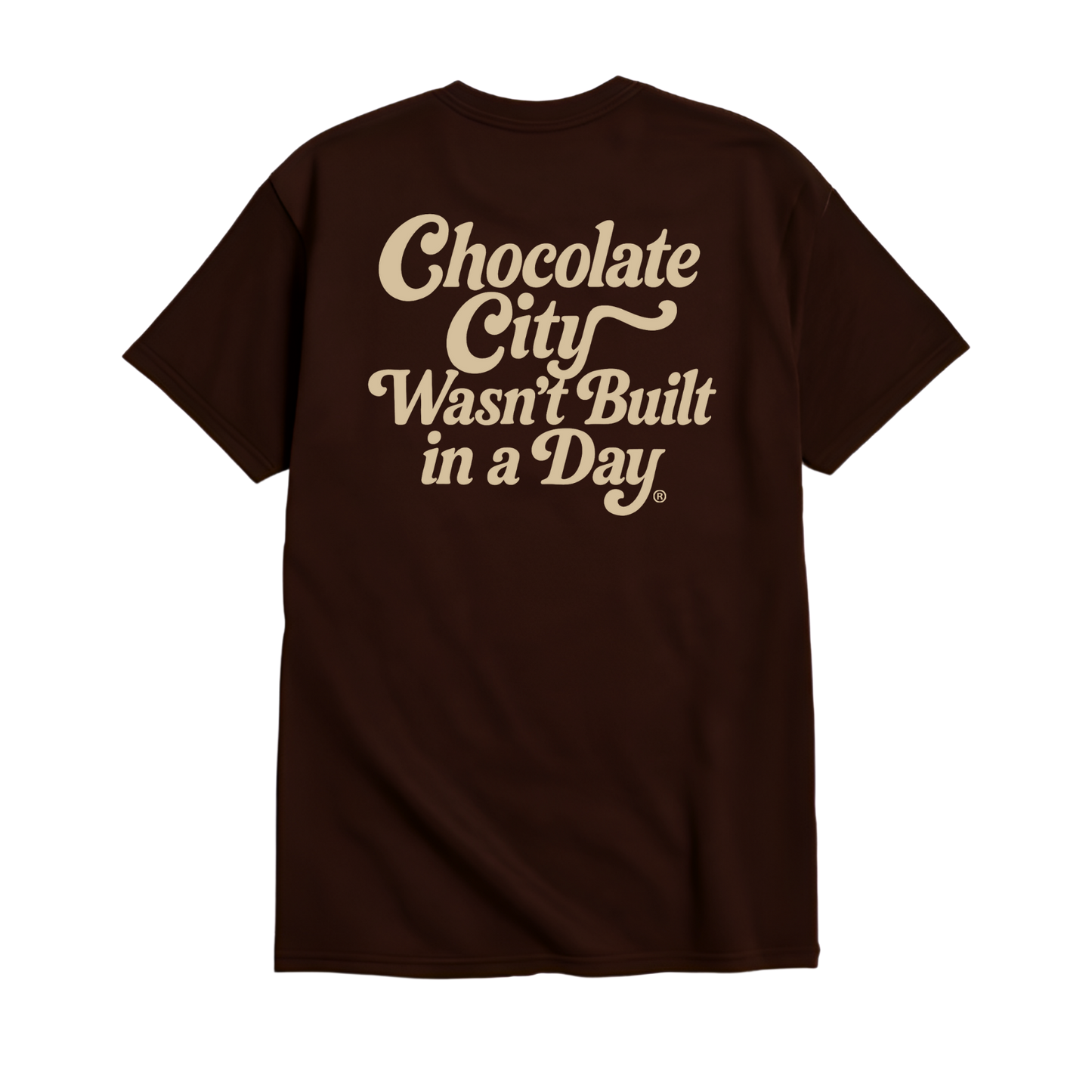 CHOCOLATE CITY WASN'T BUILT IN A DAY T-SHIRT