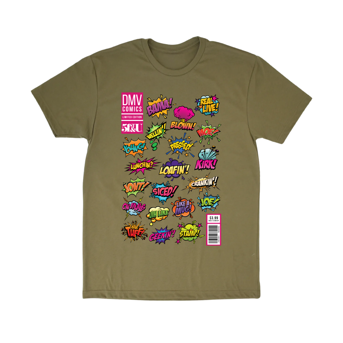 DMV COMICS T-SHIRT