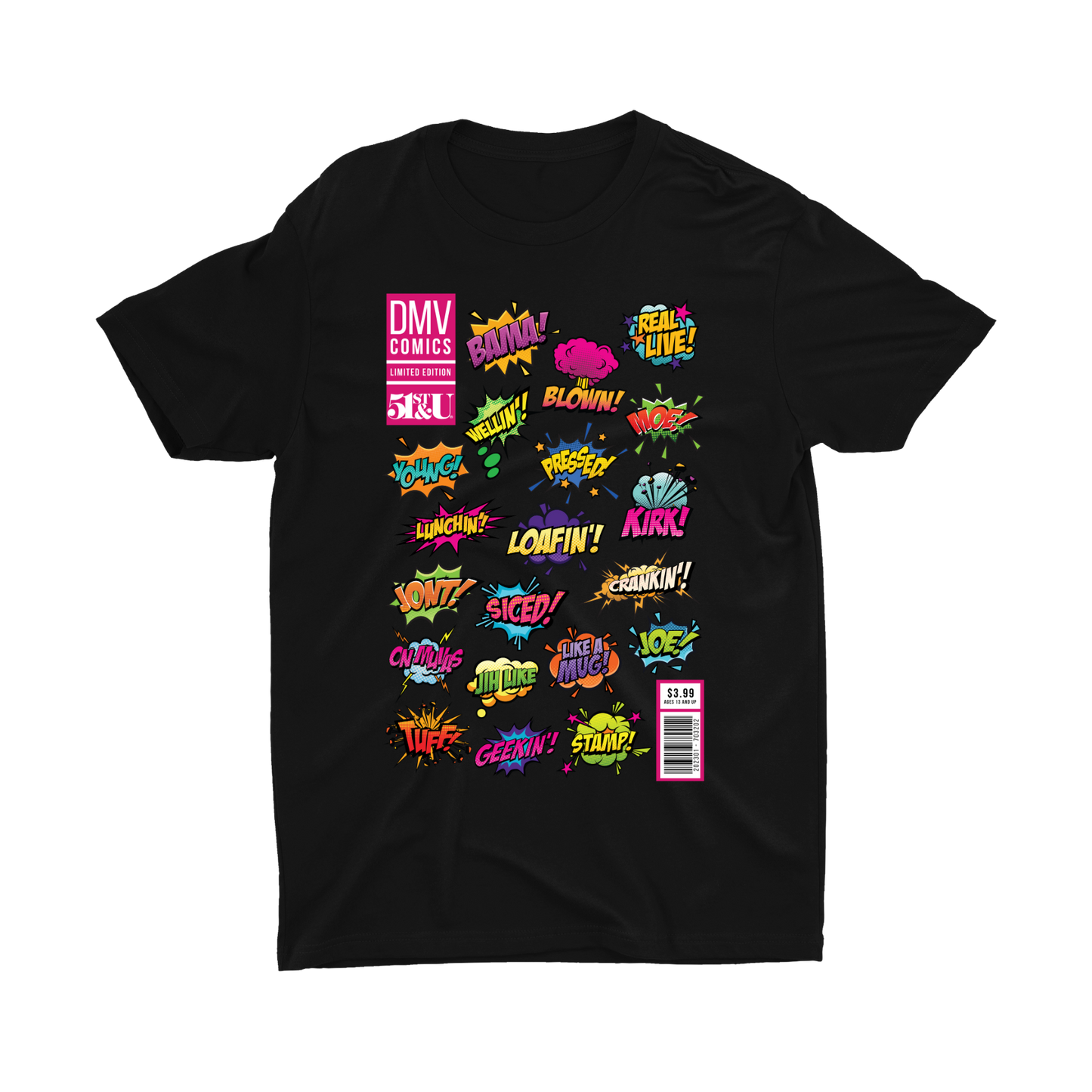DMV COMICS T-SHIRT