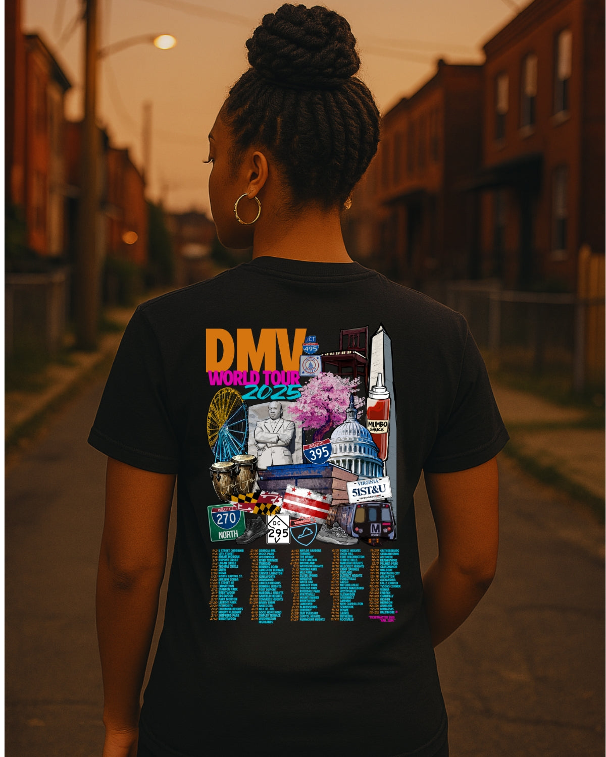 2025 DMV WORLD TOUR T-SHIRT