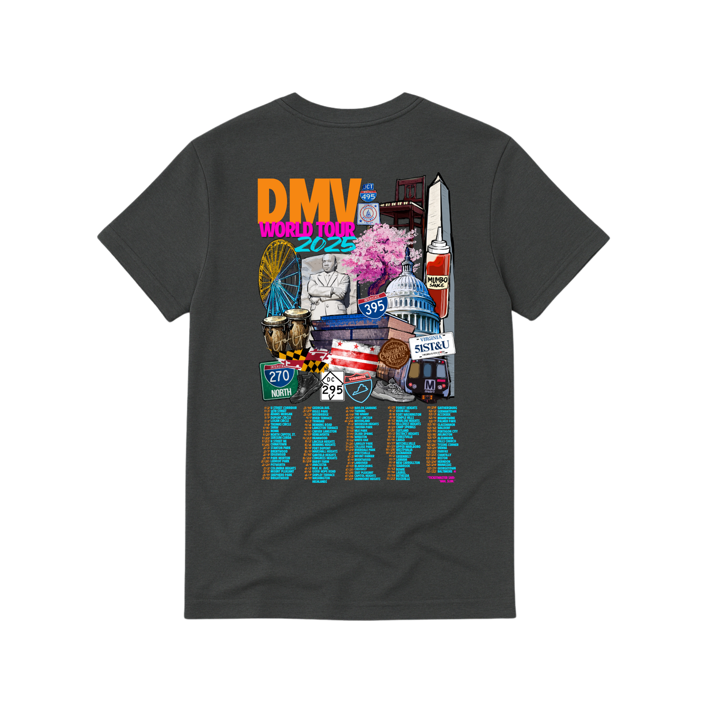 2025 DMV WORLD TOUR T-SHIRT