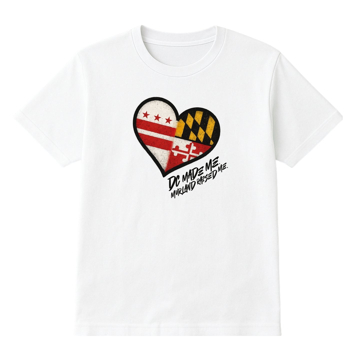 DC MADE ME MD RAISED ME T-SHIRT