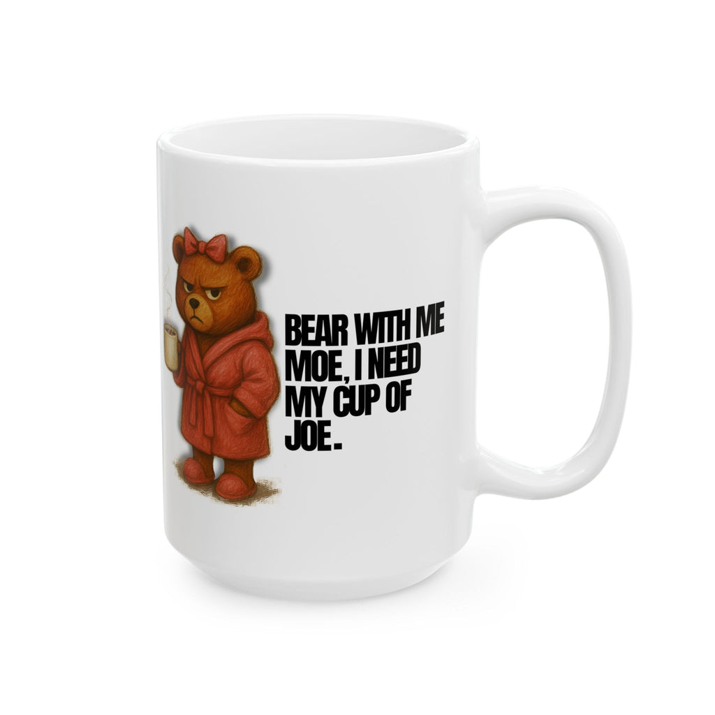 BEAR WITH HER COFFEE MUG