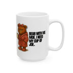 BEAR WITH HER COFFEE MUG