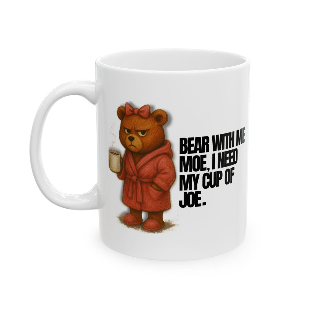 BEAR WITH HER COFFEE MUG