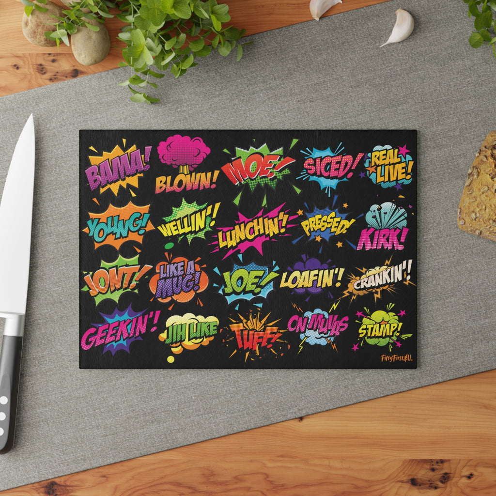 COMICS CUTTING BOARD