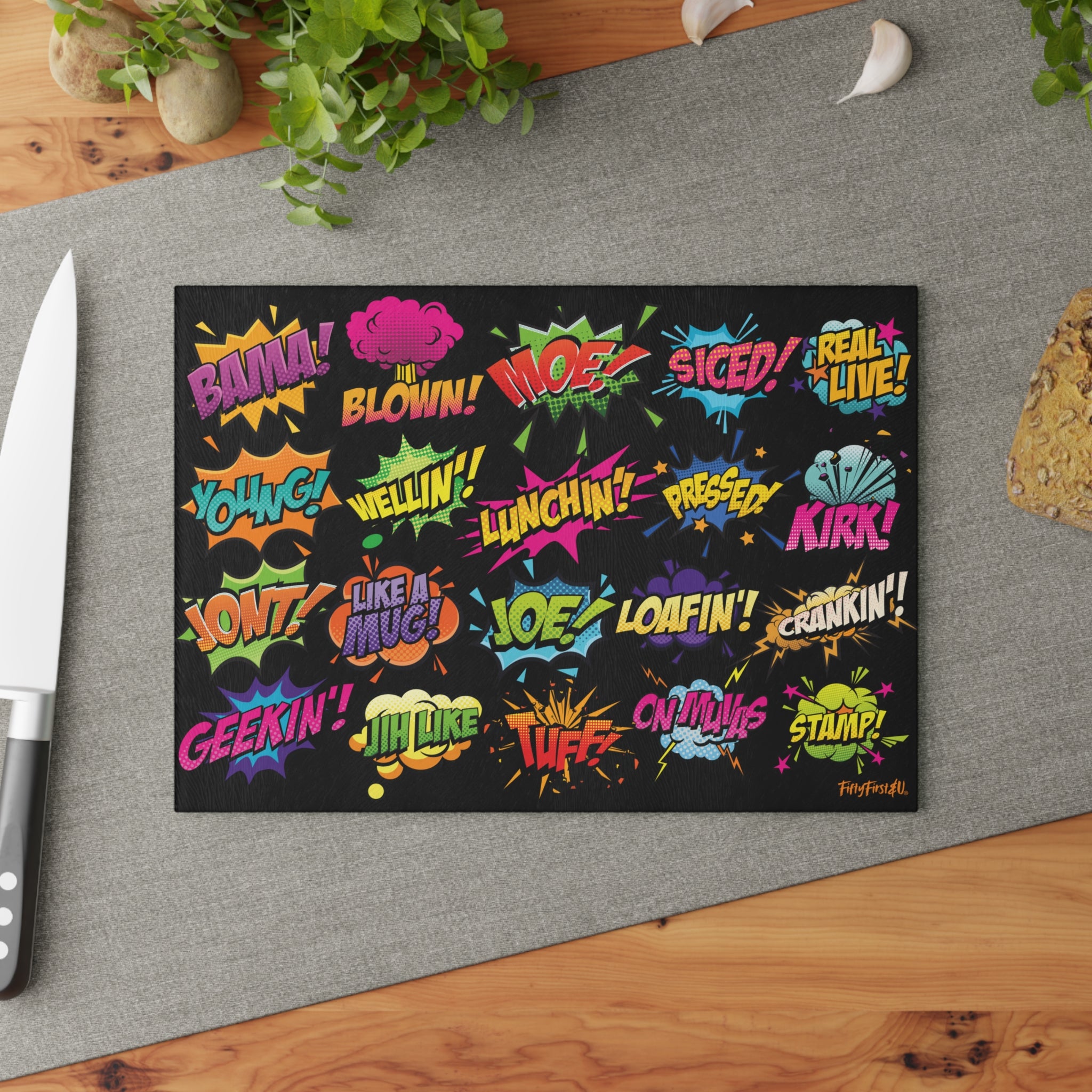 COMICS CUTTING BOARD
