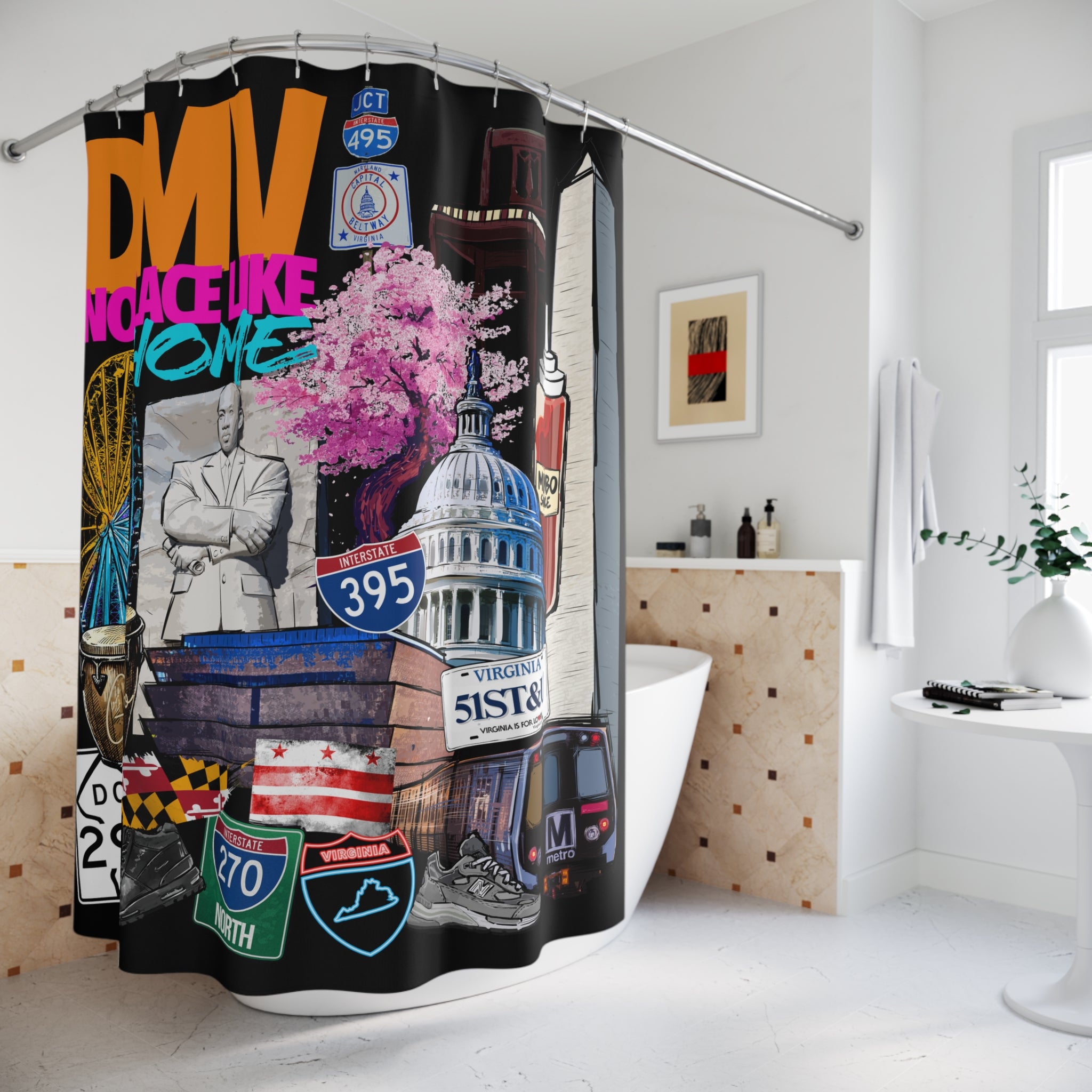 DMV SHOWER CURTAIN