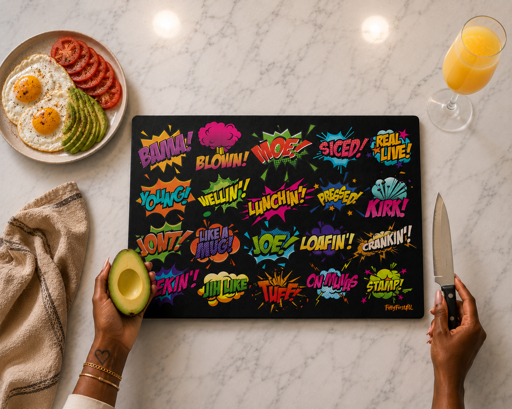 COMICS CUTTING BOARD