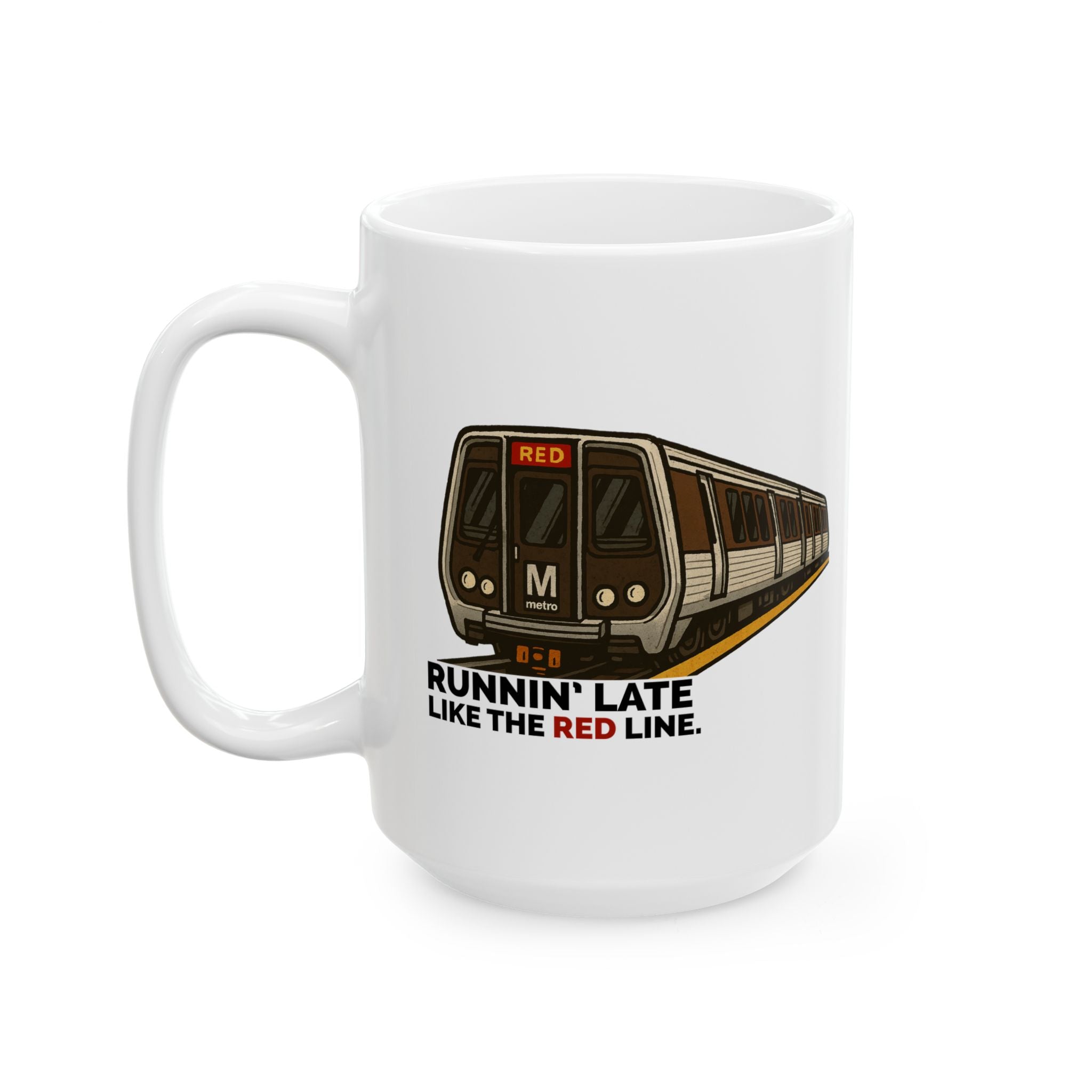 RUNNIN LATE MUG