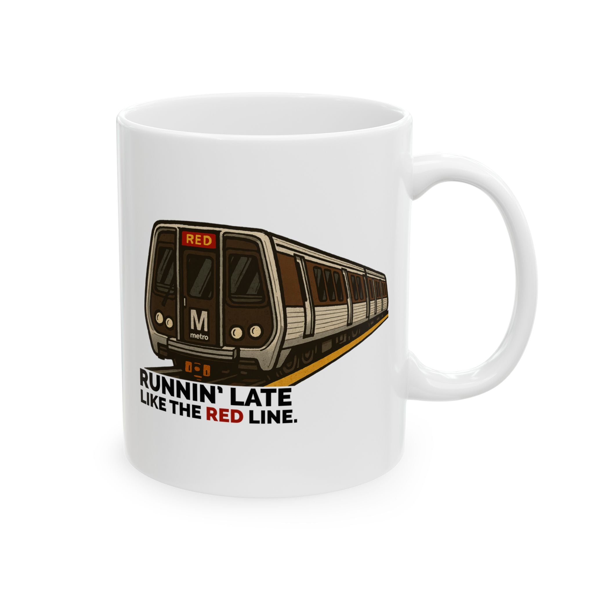 RUNNIN LATE MUG