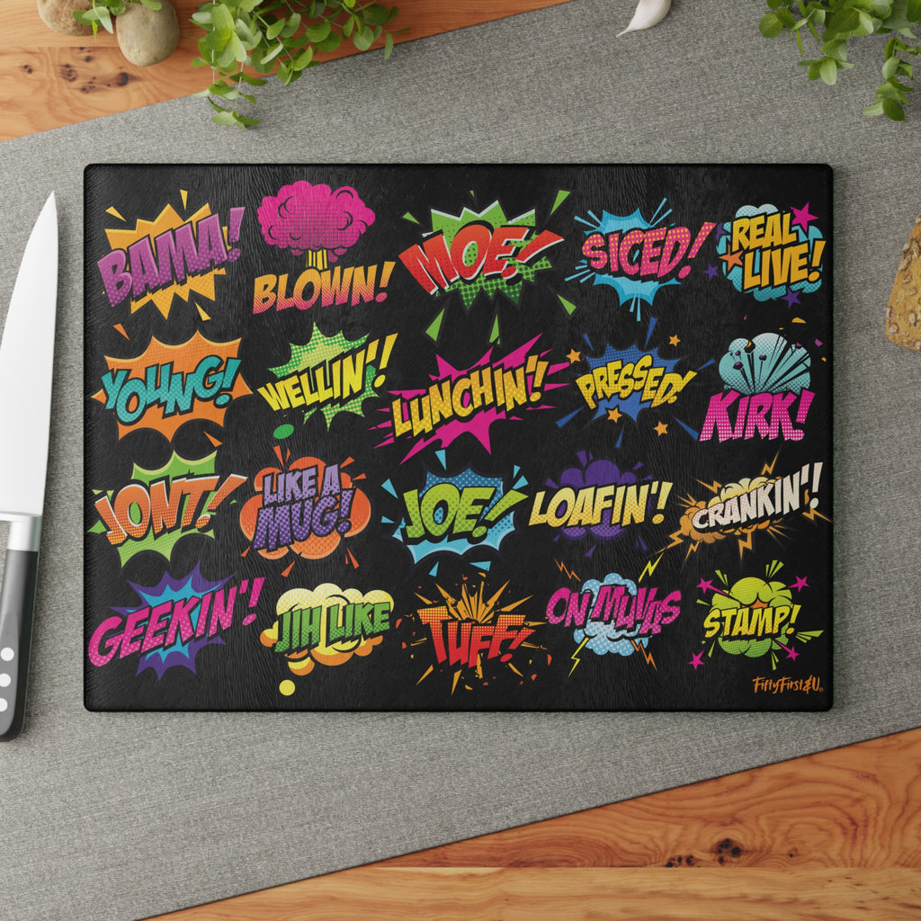COMICS CUTTING BOARD