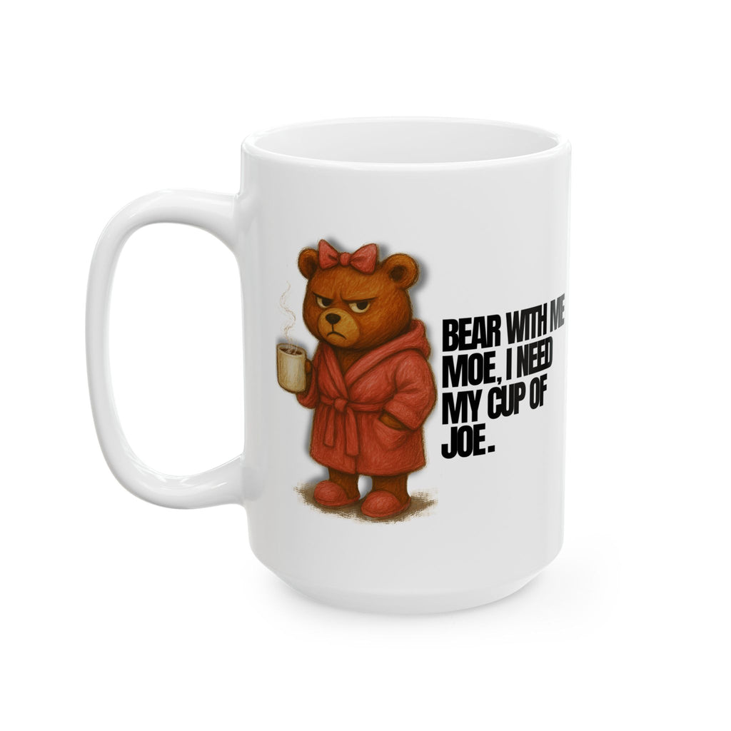BEAR WITH HER COFFEE MUG