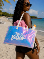 JIH LIKE BOUGIE BEACH TOTE BAG