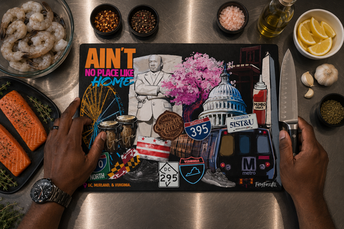 AIN'T NO PLACE LIKE HOME CUTTING BOARD