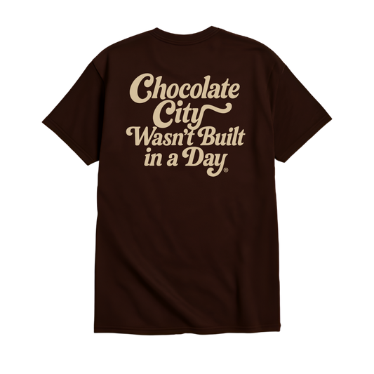 CHOCOLATE CITY WASN'T BUILT IN A DAY T-SHIRT