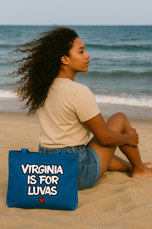 VIRGINIA IS FOR LUVAS TOTE BAG