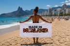 MADE IN MURLAND BEACH TOWEL