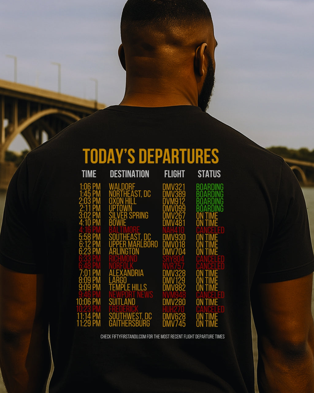 DMV AIRLINES TEE