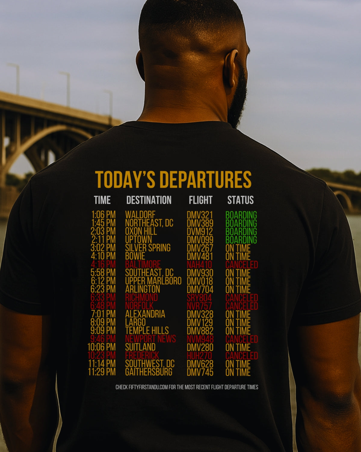 DMV AIRLINES TEE