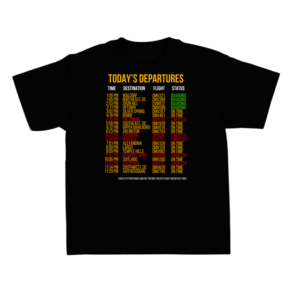 DMV AIRLINES TEE
