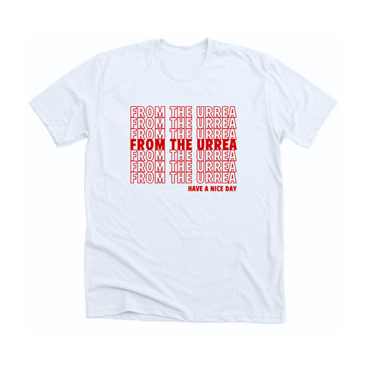 FROM THE URREA T-SHIRT