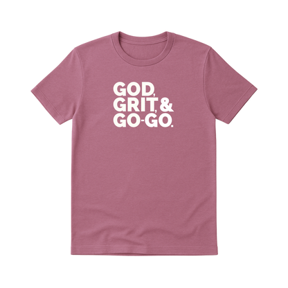 GOD, GRIT, & GO-GO TEE