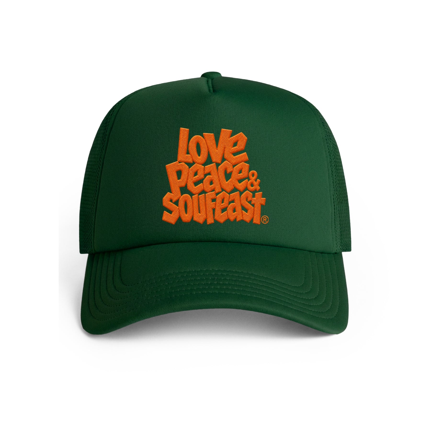 LOVE PEACE & SOUFEAST TRUCKER HAT